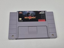 Acclaim Mortal Kombat II Nintendo SNES Fighting Game Cartridge NTSC-U/C