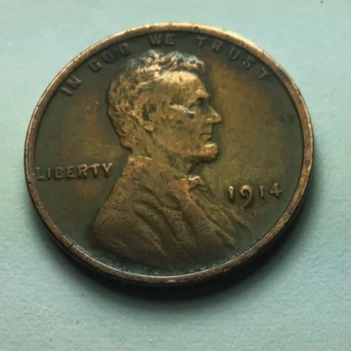 1914 P ; Wheat Penny ; good condition