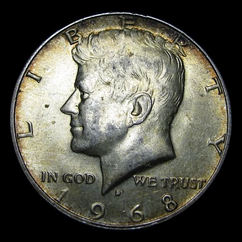 1968-D 40% Silver Kennedy Half Dollar ---- Gem BU Coin ---- #PP703