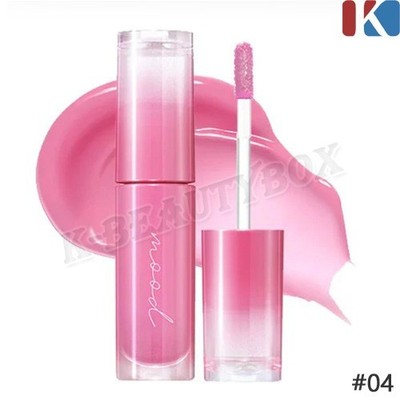 PERIPERA Ink Mood Glowy Tint 4g #04 Glossy Long-Lasting Lip Tint K-Beauty NEW