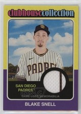 2024 Topps Heritage Clubhouse Collection Relics Blake Snell #CCR-BS 00ht