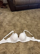 Cacique Bra 40DD lace and polka dot Full Coverage Lightly Lined Full Coverage