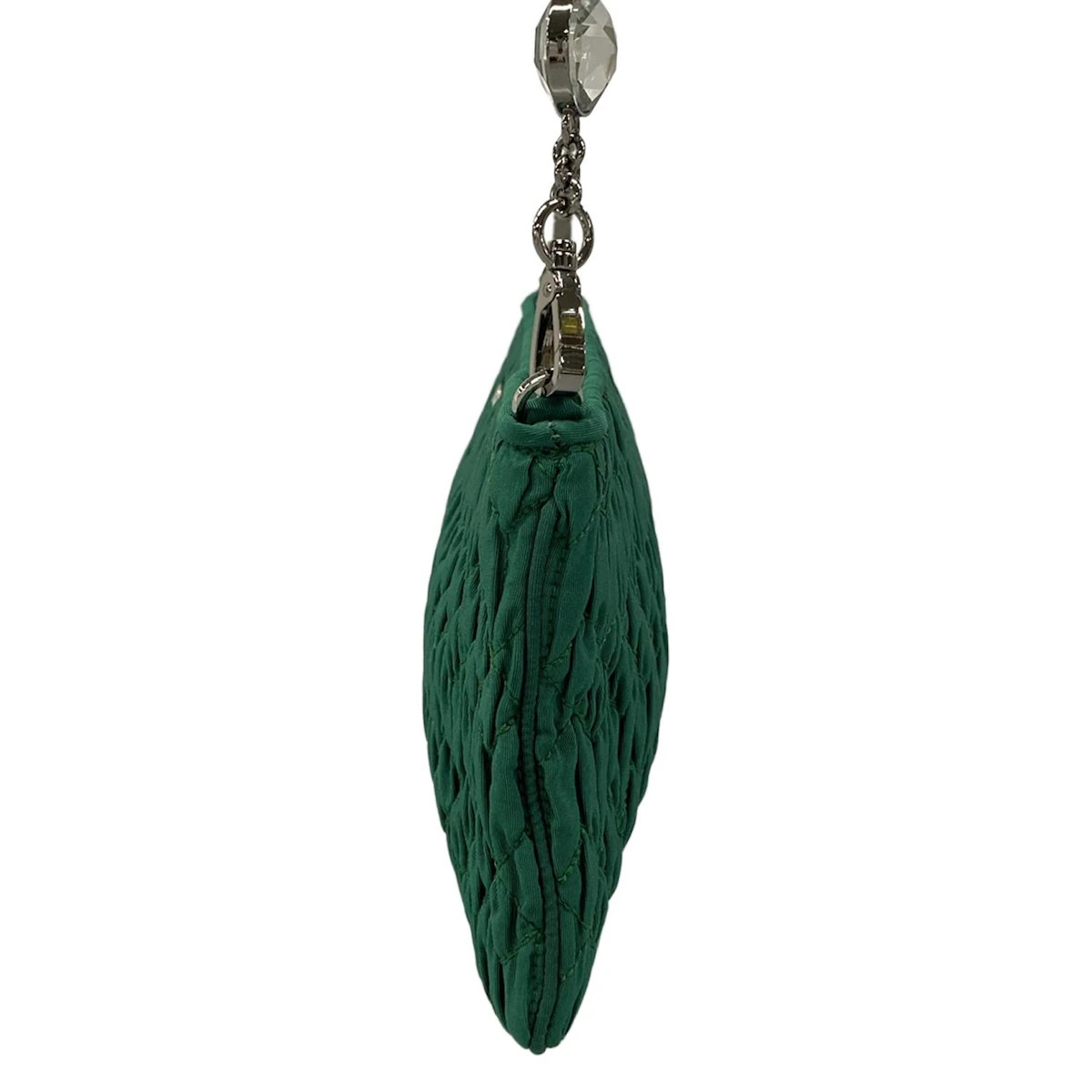 miumiu Miu Crystal Green Nylon Shoulder Bag | eBay