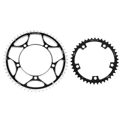 2 Stück Fahrrad Ablage 130BCD 42T/55T für Straße, Ablage Set narrow wide