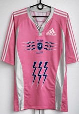 Stade Francais Paris 2007-2008 Away Rugby Shirt Adidas Pink Men&rsquo;s Size XL