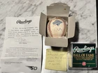 Greg Maddux Signed 1995 World Series Baseball COA Box Braves HOF Auto Rawlings