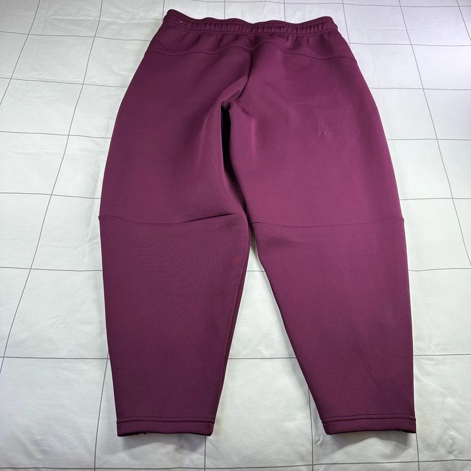 Брюки женские Nike большие бордовые Dri-Fit Prima с высокой талией ствол 7/8 тренировочные - Изображение 2 из 4