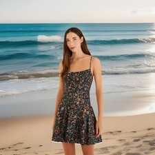 NWT FARM RIO DRESS SIZE EXTRA SMALL PK6548 I4/6 100% Cotton JC