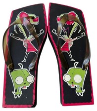 Nickelodeon's Invader ZIM TV Series Sandals Adult Unisex Size M 6.5-7.5 READ 
