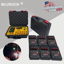 Professional 24 Cue Fireworks Firing System Wireless Remote 6 Receivers USA
