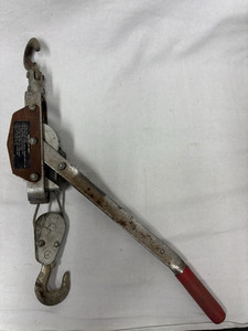 Ratcheting Pull System Heavy Duty Come-Along Winch Tow Pulley Ratchet Yard Tool