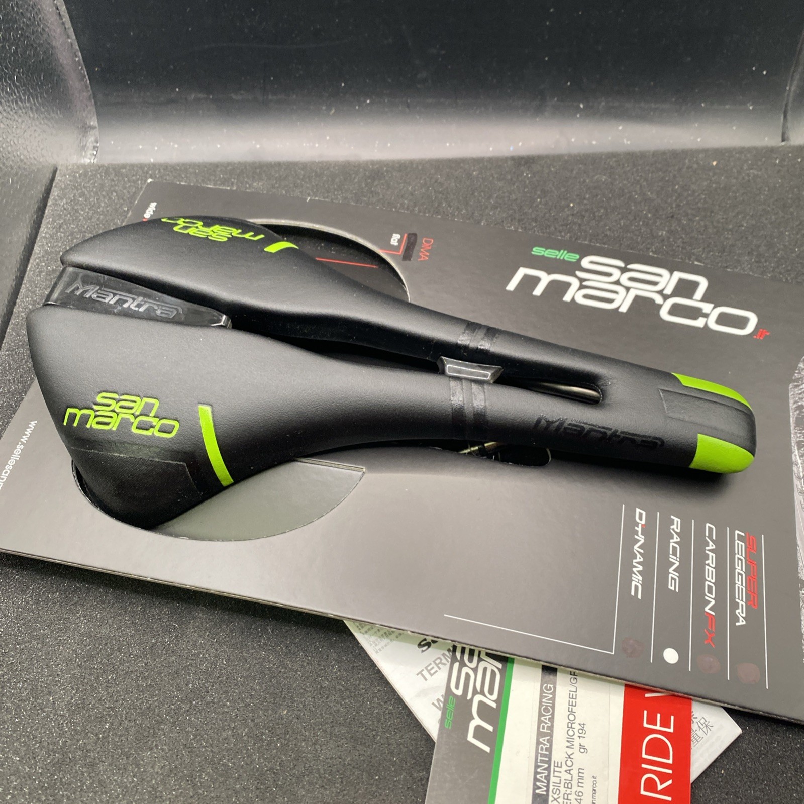 Selle San Marco Mantra Cycling Saddle Seat Xslite Rails Cannondale (s35)