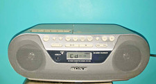 Sony CFD-S05 CD Cassette AM FM Radio Boombox CD-R/RW Play Stereo REFURBISHED 
