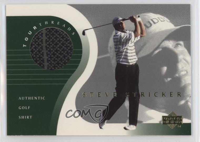2001 Upper Deck Tour Threads Steve Stricker #TT-SS Rookie RC t2b