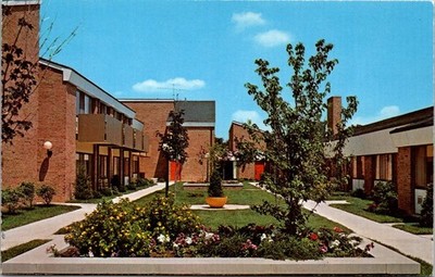 Vintage Hillside Terrace Retirement Center Ann Arbor MI Postcard