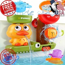 Fajiabao Toddler Bath Toys Green Stacking Cups