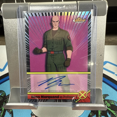 #ad 2025 Topps Finest Marvel X Men 97 Ross Marquand as Professor X Auto #VA RM GBP 49.99