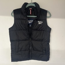Reebok Boys Lightweight Quilted Puffer Vest - Size M 19/12 Color Black