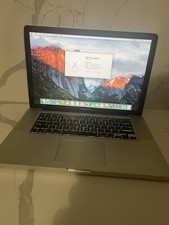 Apple MacBook Pro 15 2009 Core 2 Duo 2.53GHz 4GB RAM 128GB SSD El Capitan