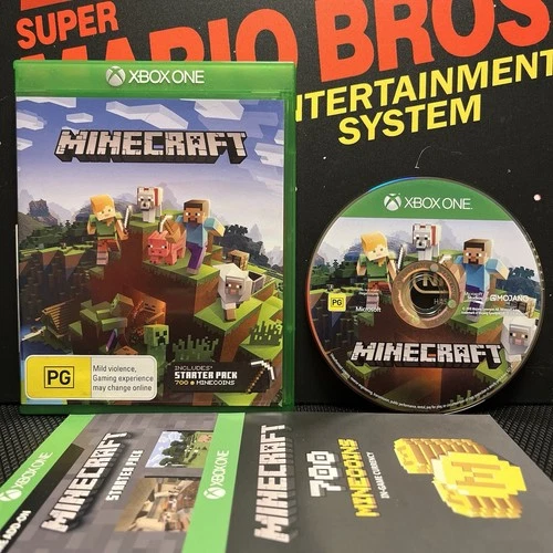 Minecraft Microsoft Xbox One PAL LIKE NEW TESTED FREE TRACKED POSTAGE