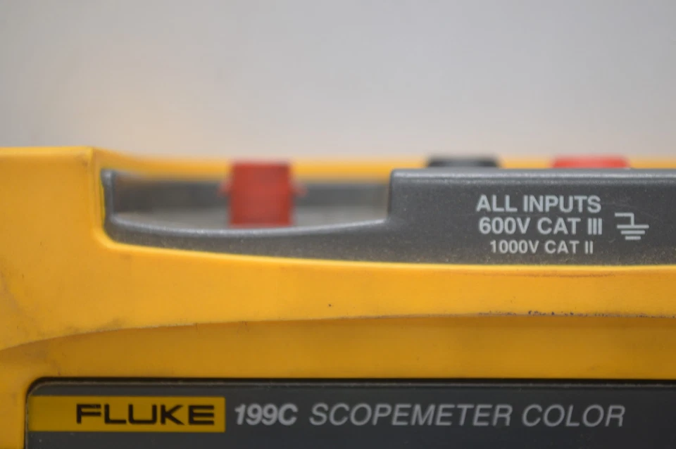 FLUKE 199C Scopemeter Color 200Mhz 2.5GSa/s Handheld 2 CH Oscilloscope - Image 4 of 4