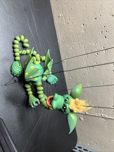 Dunstan the Dragon Marionette Puppet Vintage Bozart Toy, Good Cond. T1 - Picture 4 of 19