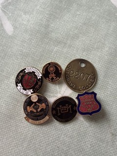 Job lot mining badges & token