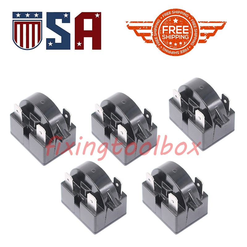 QP2-4.7G12 3PIN 5pcs PTC Relay Start Starter Refrigerator For Freezer Frigidaire