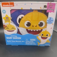 Nickelodeon Pink Fong Baby Shark Bath Time Mosaic Art-New