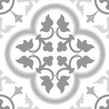 FP2953 Remy Peel Stick Floor Tiles, Grey