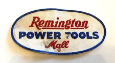 Vtg Remington Power Tools Mall  Jacket Patch 8 inch - rough - Movie prop