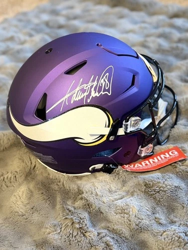 Adrian Peterson Signed Autographed Speed Flex Helmet Beckett COA Vikings
