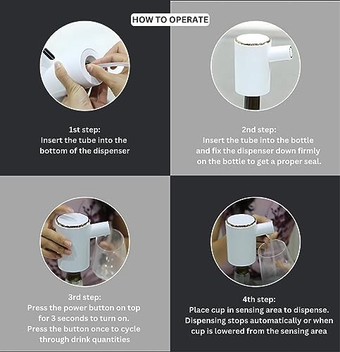 Dispenser Aeratore Vino Elettrico per Whisky, Soju e Liquori - Perfetto Decanter e - Foto 7 di 8