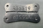 Vintage WW2 era Finnish Army Military Identification ID Dog Tag Continuation War