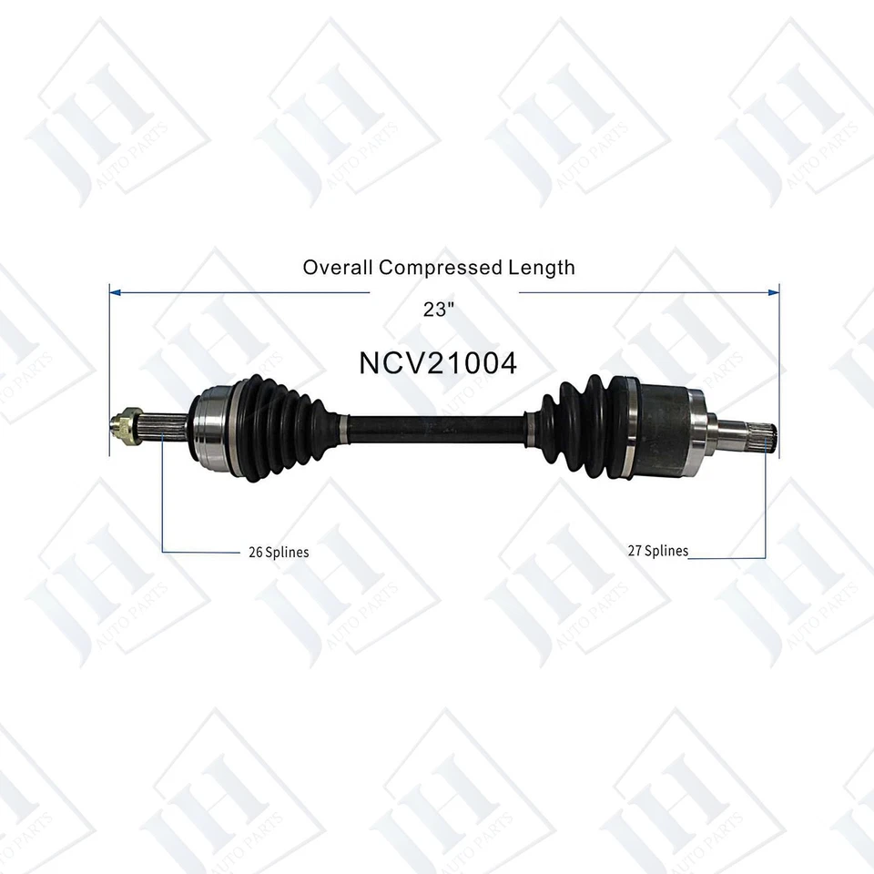 Eje CV pasajero delantero derecho original eje para 1986 1987 1988 1989 Acura Integra tracción delantera Foto 2 de 4