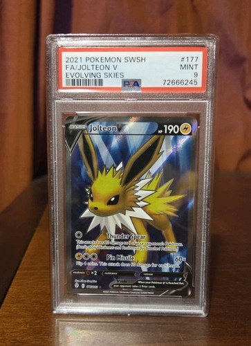 Jolteon V graded PSA 9 for sale on eBay