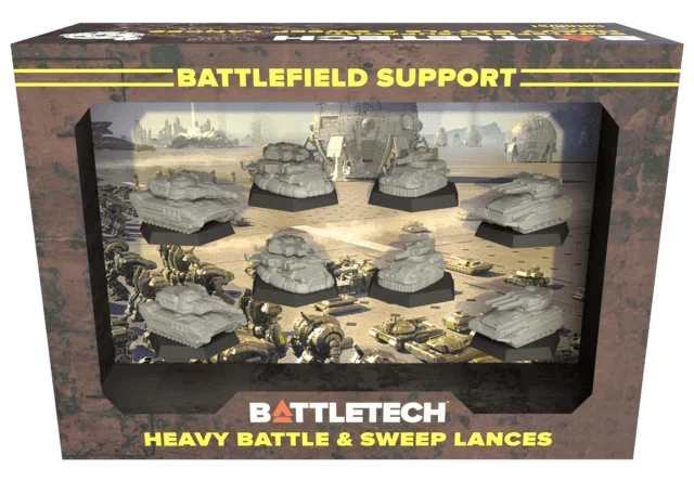 CATALYST (CAT) BattleTech: Battlefield Support – Heavy Battle & Sweep Lances [ForcePack]