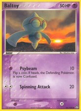 2007 Pokemon: Power Keepers - Baltoy (#44/108, Common, Damaged) on eBay