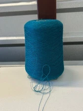 Spool Cone 2/50 #0 SOFT Peruvian Baby Alpaca Yarn 1lb 2oz 514gr 5013 Teal Green
