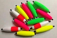 12 COMAL TACKLE Cigar Floats SLOTTED Choose 2" 2.5" 3"  Lures Fishing Tackle   