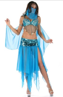 ARABIAN NIGHTS HAREM BELLY DANCER GENIE PRINCESS JASMINE ALADIN