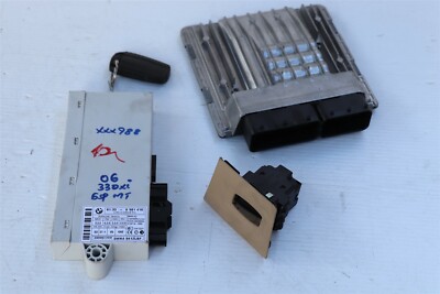 BMW E90 E91 E60 E61 330Xi N52 Engine Ecu Dme Cas Set Ignition Fob 6spd Manual 