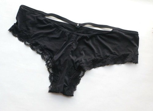 2 Pack Women Sexy Briefs Smooth&Mesh underwear boyshorts knickers Panties XXL - Picture 6 of 12