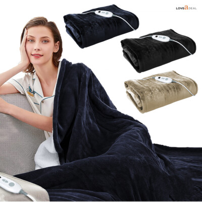 Electric Heated Blanket Warm Over Shawl Winter Digital Control