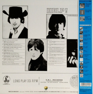 The Beatles – Help!, 2003 Apple Records – TOJP-60135, Japan Vinyl + Obi The Beatles – Help!, 2003 Apple Records – TOJP-60135, Japan Vinyl + Obi
