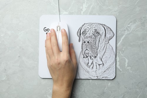 Boerboel muismat met hond Art-Dog - Afbeelding 7 van 7