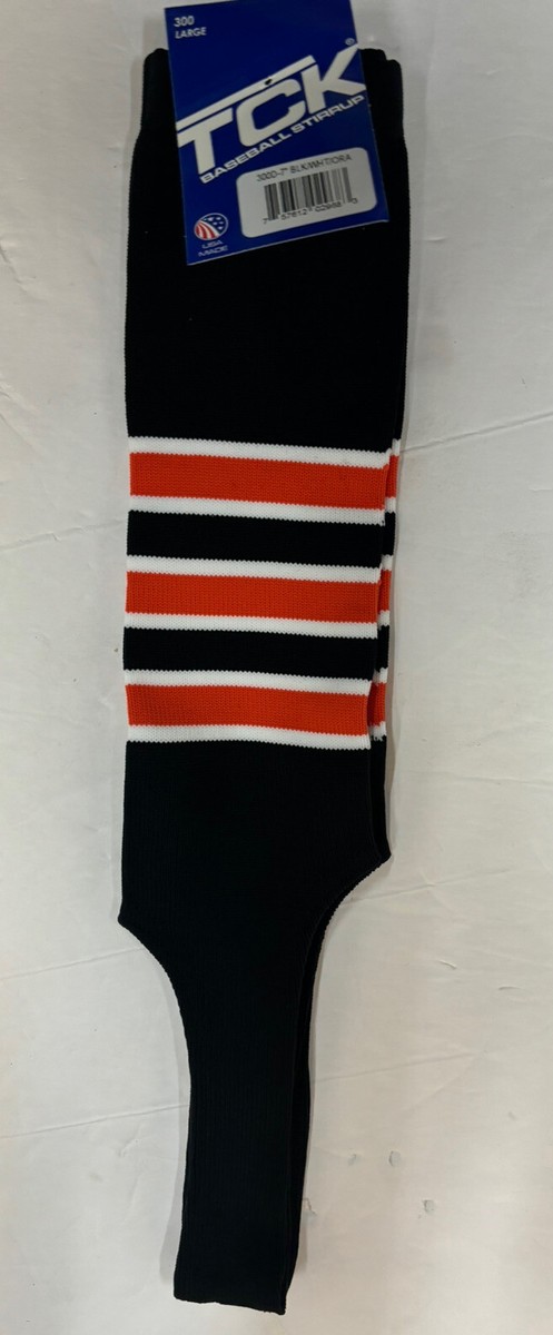 Chaussettes De Baseball TCK Avec étriers – Taille L, Coloris Violet/or/blanc