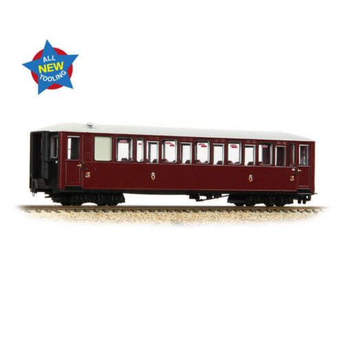 Bachmann 394-101 OO-9 Gauge Ffestiniog Railway 'Tin Car' Saloon Third No. 119 FR