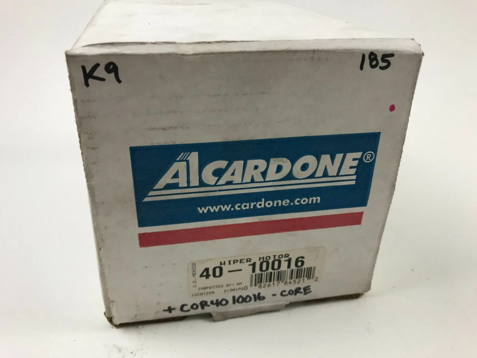 Motor limpiaparabrisas delantero GENUINO Cardone 40-10016 Reman para Chevrolet, GMC, Foto 4 de 4