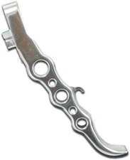 Chrome Kick Side Stand Suzuki Hayabusa 99 - 09 & 07 - 08  GSXR 1000 Aluminum USA